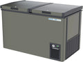 Voltas CVF320DD P/CVF320DA4-P-PL/CVF320DA4 Double Door Deep Freezer cum chiller, Convertible, GREY