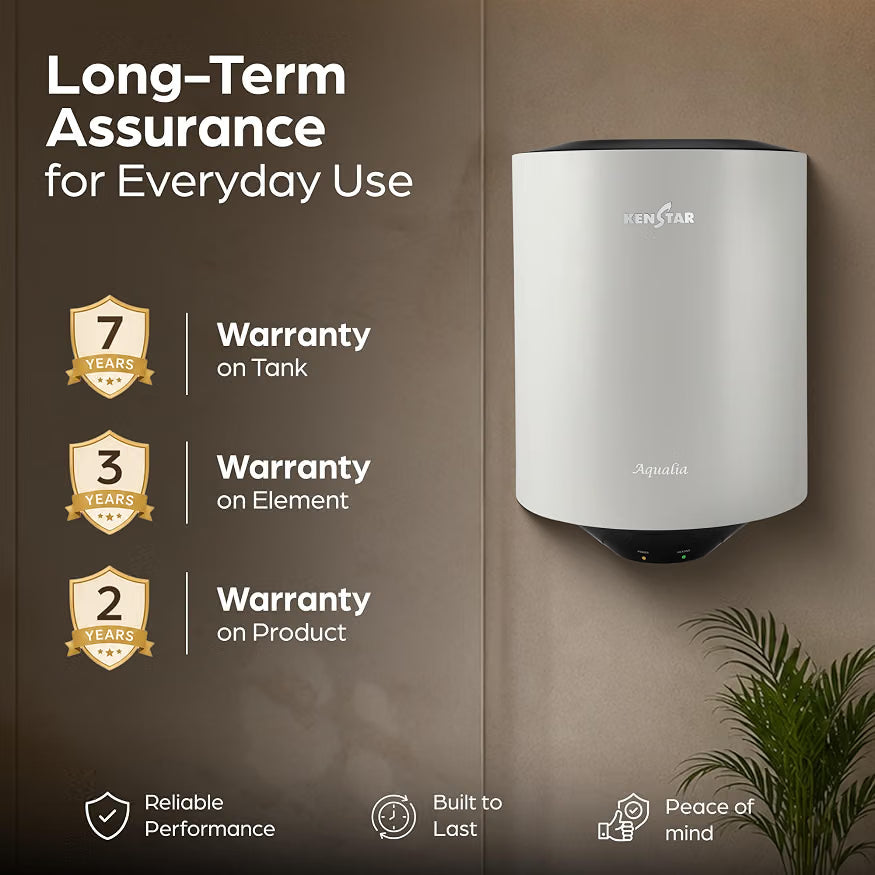 Kenstar Geyser Aqualia neo 25 litre with Free installation and connection pipes