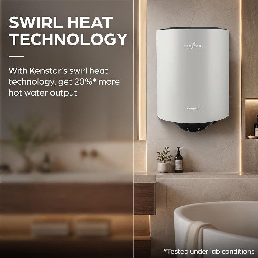 Kenstar Geyser Aqualia neo 25 litre with Free installation and connection pipes