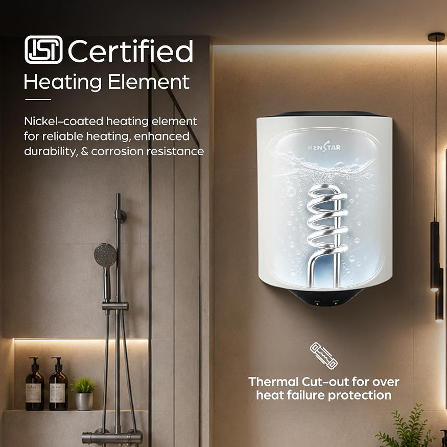 Kenstar Geyser Aqualia neo 25 litre with Free installation and connection pipes