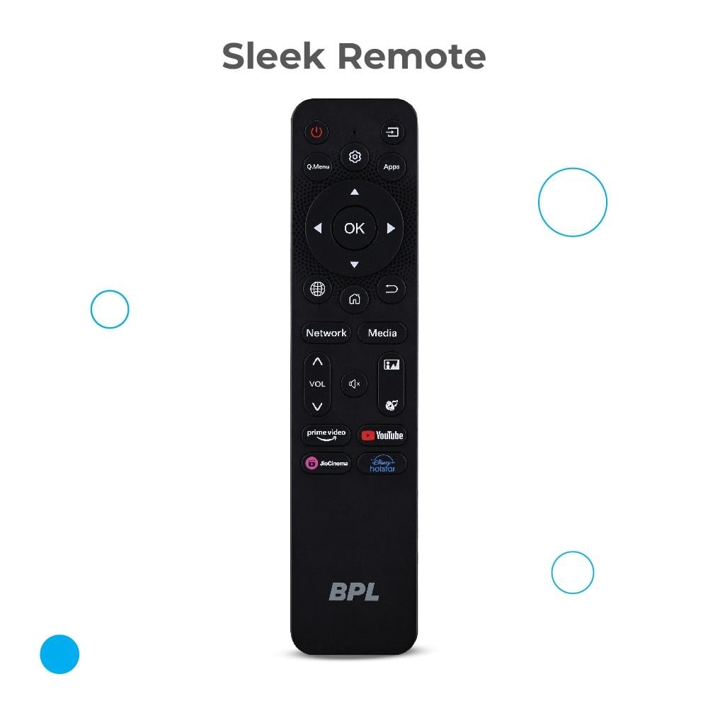 BPL 55 4K HOMETHEATRE ONKYO TV 55UF2340 with Dolby Audio, Sound by Onkyo