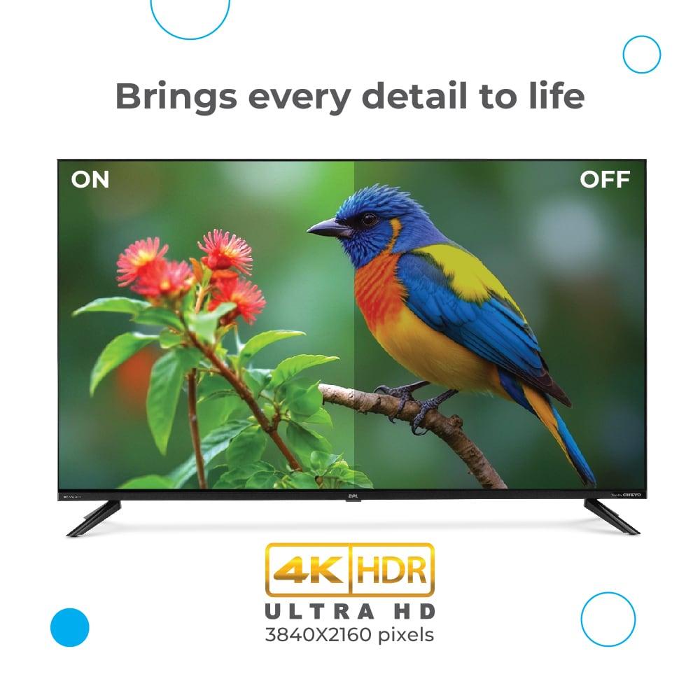 BPL 55 4K HOMETHEATRE ONKYO TV 55UF2340 with Dolby Audio, Sound by Onkyo