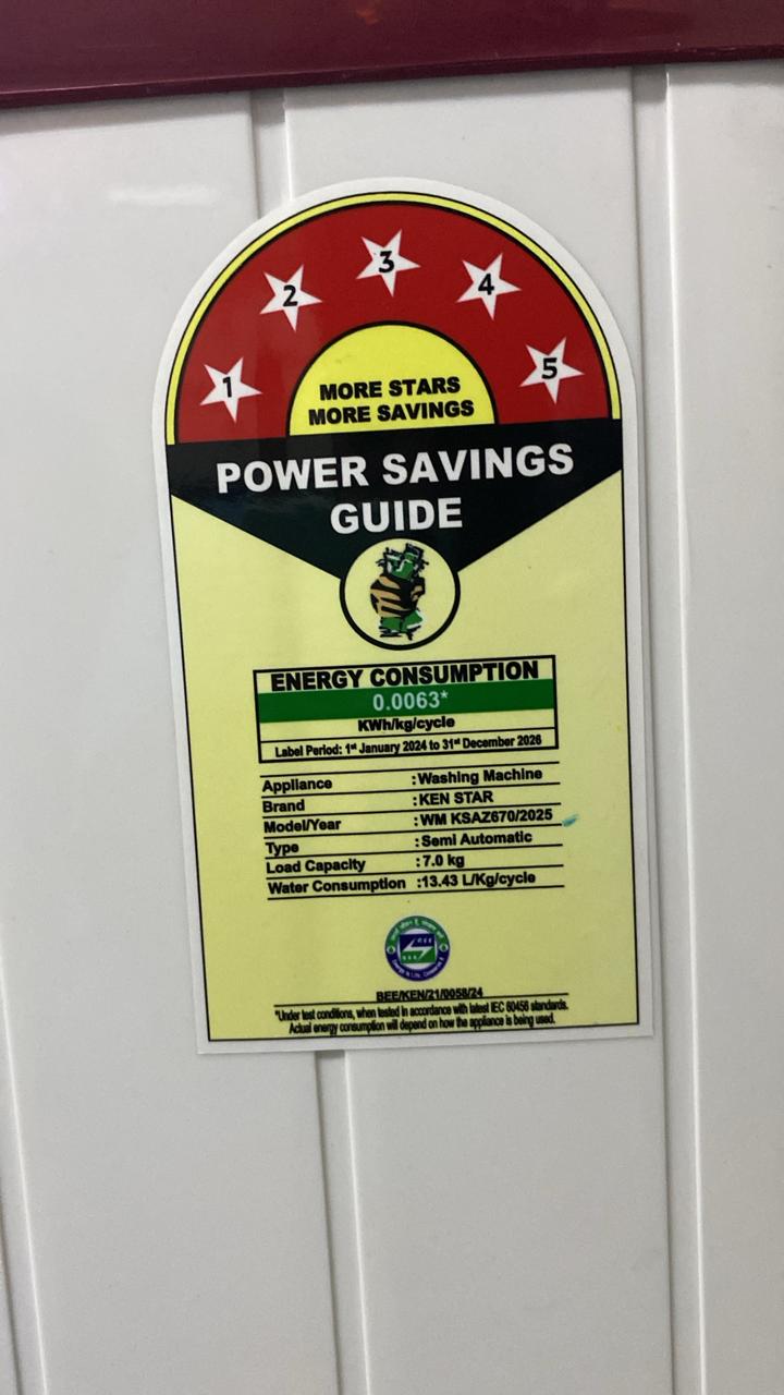 KENSTAR 7KG WASHING MACHINE