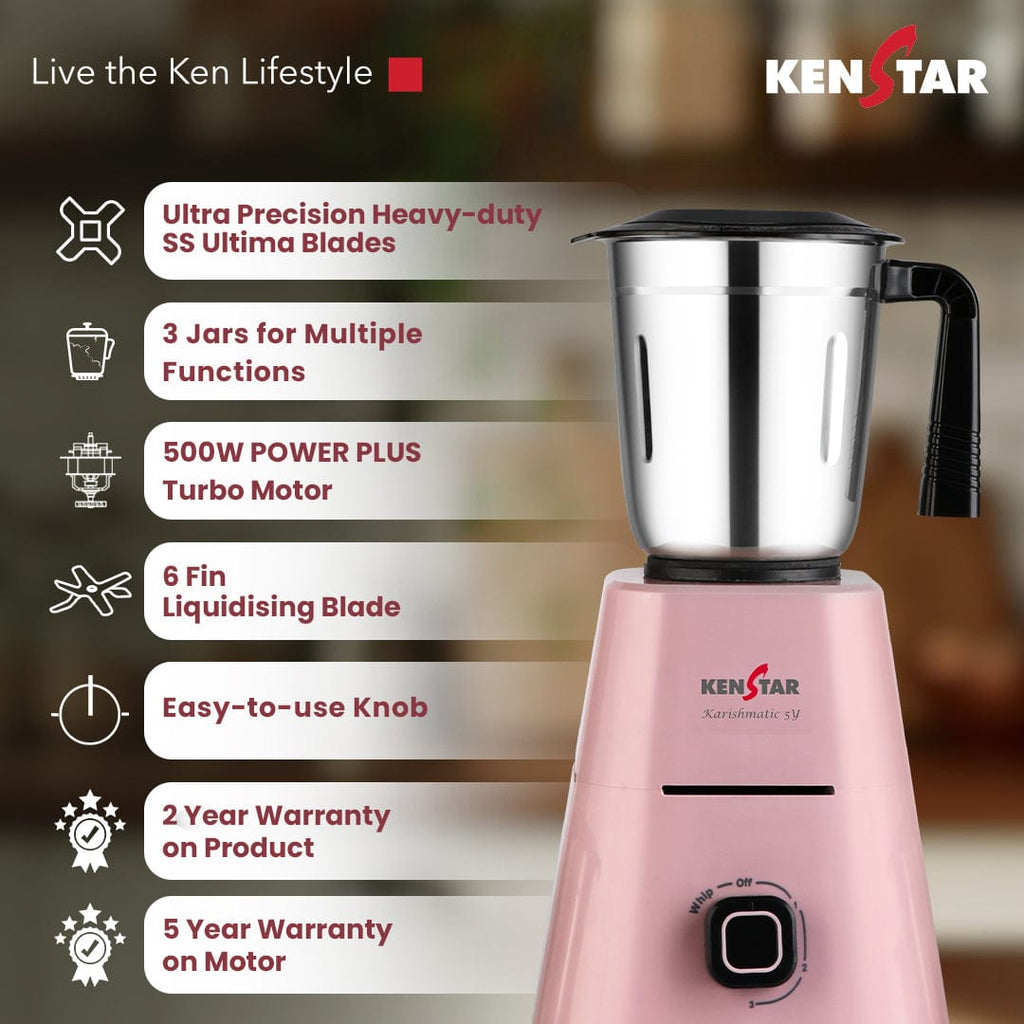 kenstar karishmatic 5y 500w mixer
