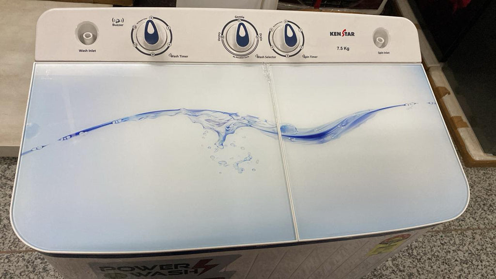 KENSTAR 7.5KG WM GLASS KSAZ675HG