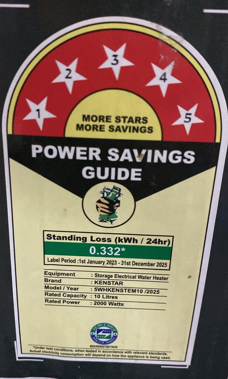 KENSTAR ORIS 10 LITRE GEYSER