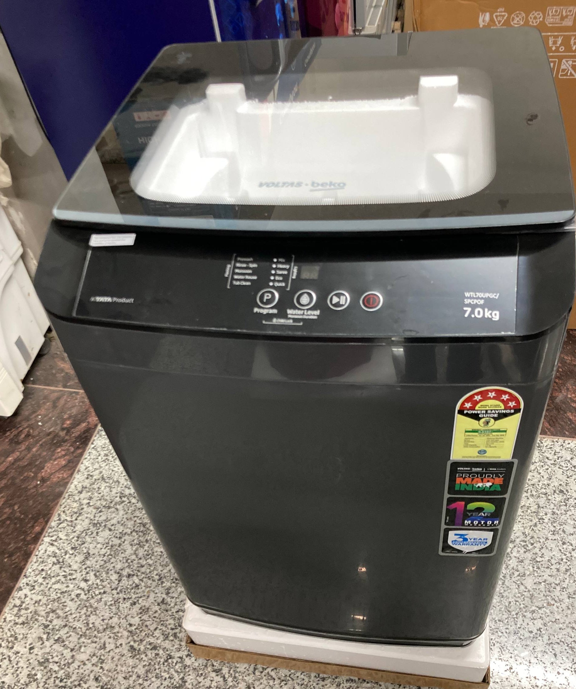 Voltas 7kg automatic top load