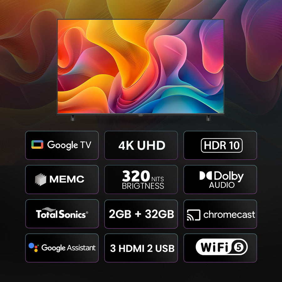 Haier 43 4k ultra hd google tv