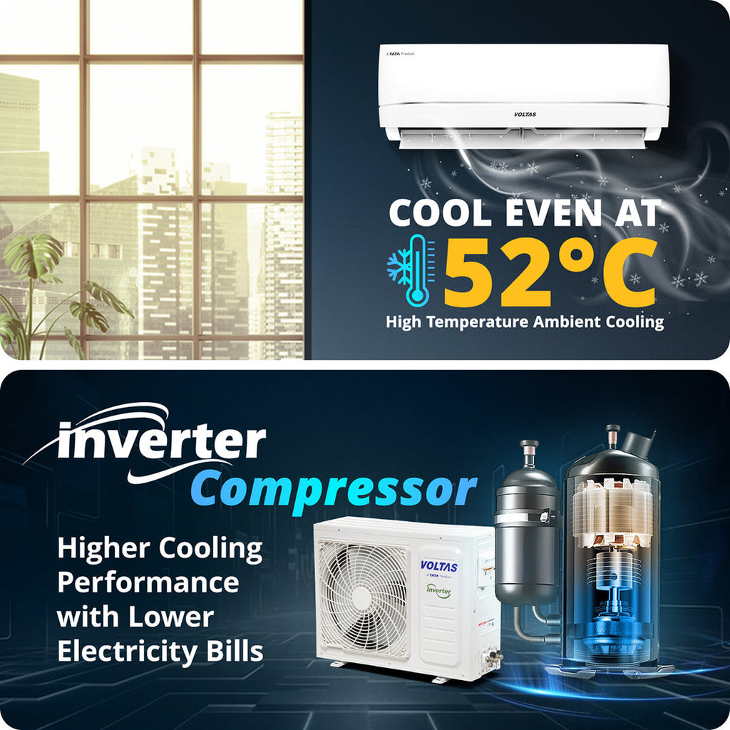 Voltas 1.5ton 3star 183INV vectra zen silver