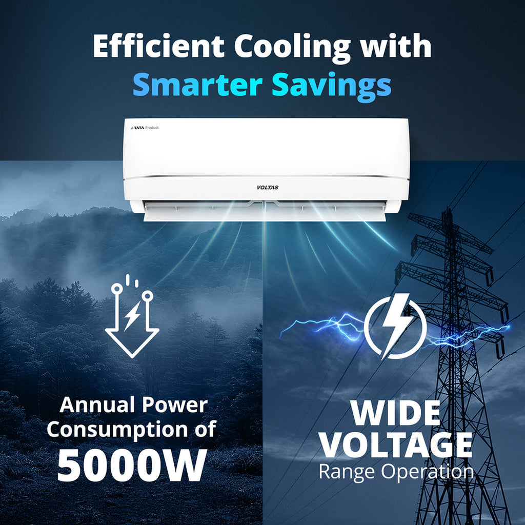 Voltas 1.5ton 3star 183INV vectra zen silver