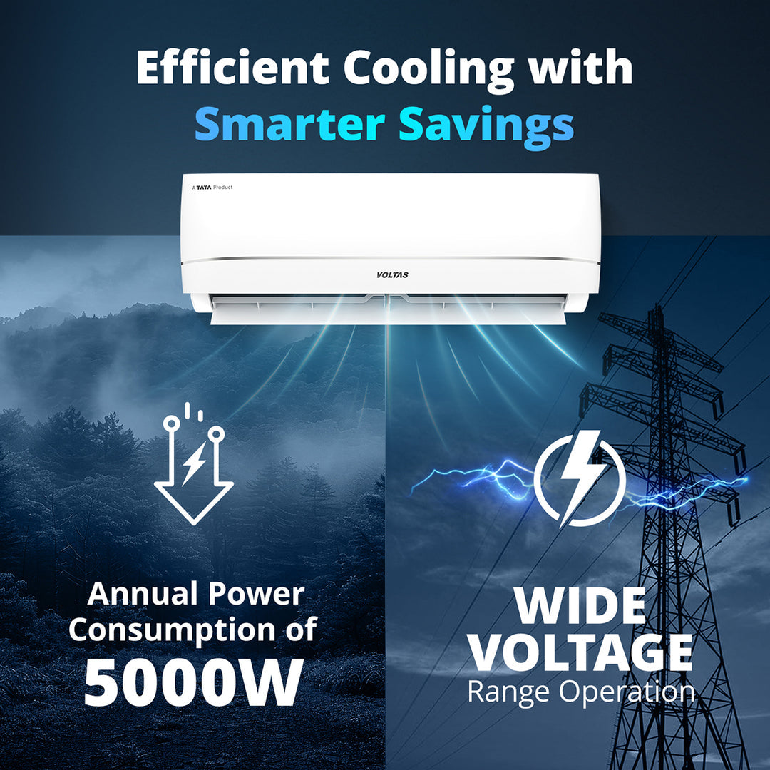 Voltas 1.5ton 3star 183INV vectra zen silver